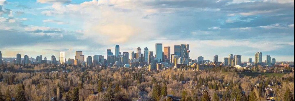 CALGARY DOWNTOWN FROM ELBOYA