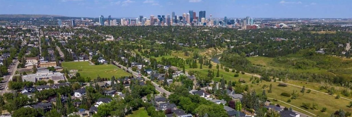 DOWNTOWN CALGARY FROM ALTADORE