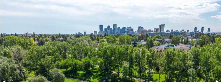 DOWNTOWN CALGARY FROM CAPITOL HILL