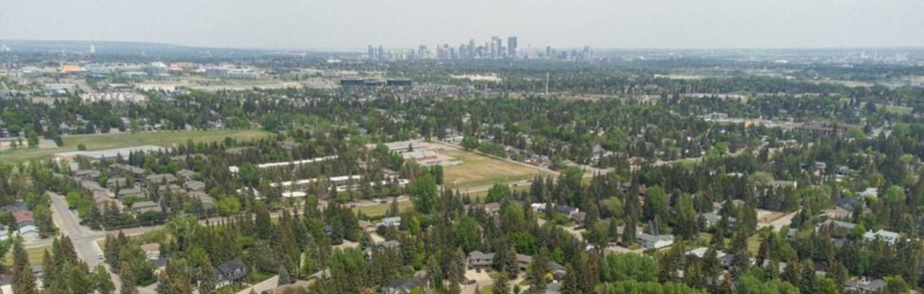 downtown calgary from lakeview