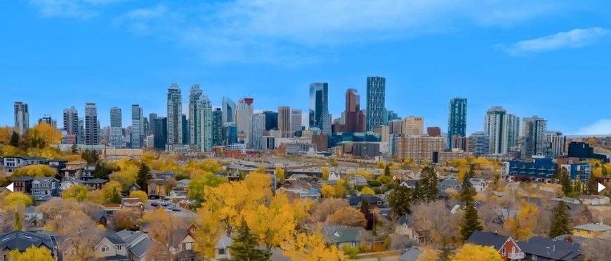 DOWNTOWN CALGARY FROM RAMSAY