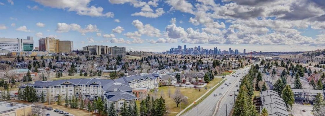 downtown from point mckay calgary