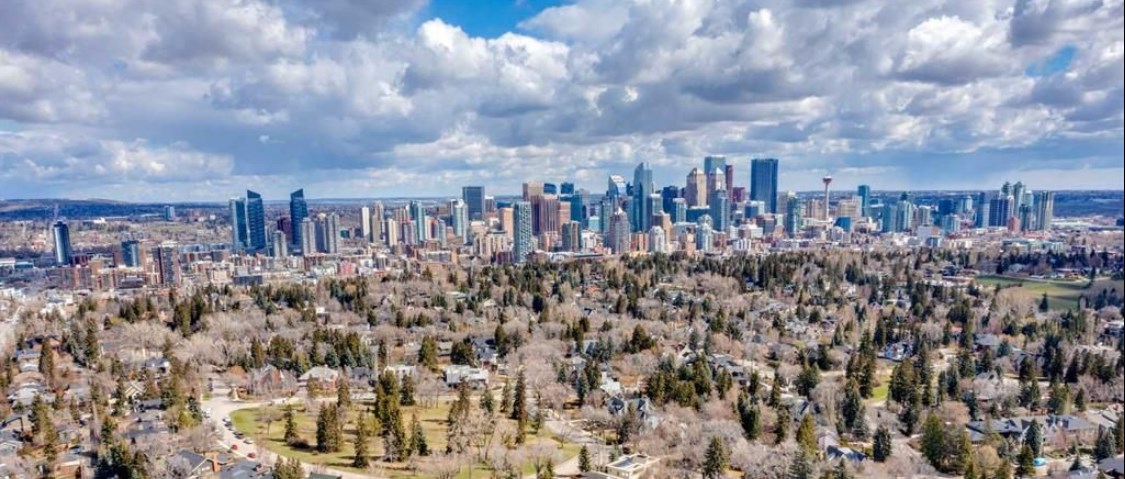 DOWNTOWN CALGARY FROM MOUNT ROYAL