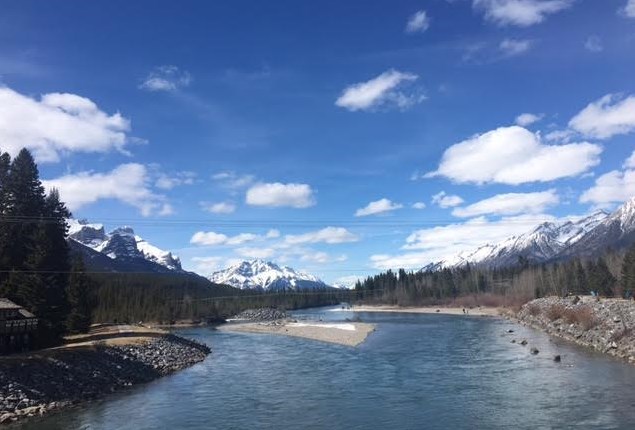 CANMORE BLUE SKIES ALBERTA CANADA