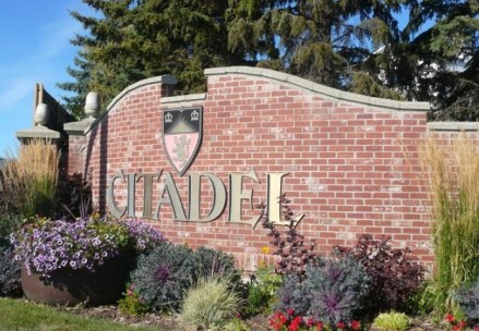 citadel calgary community sign