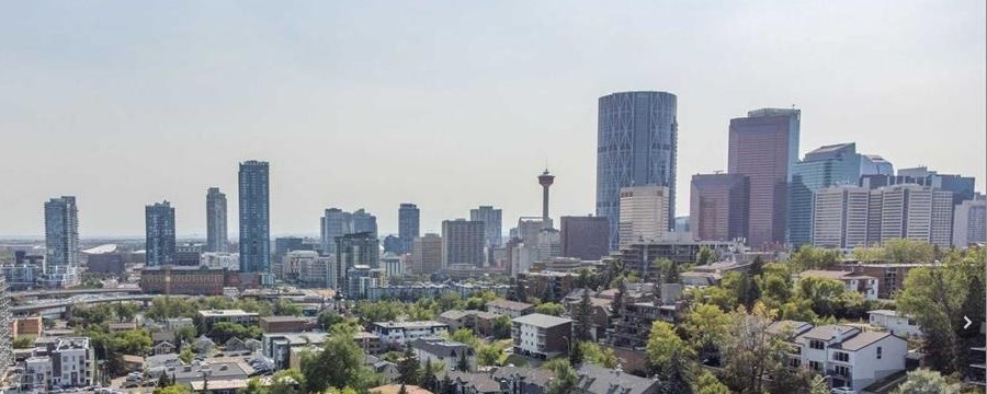 Downtown Calgary from Crescent Heights