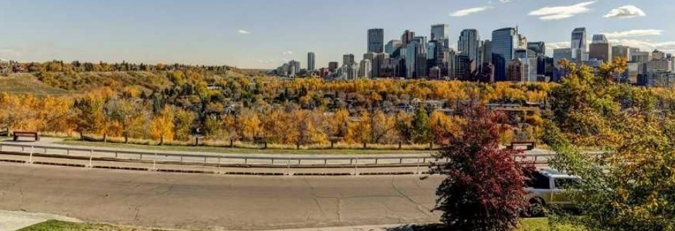 DOWNTOWN CALGARY FROM ROSEDALE