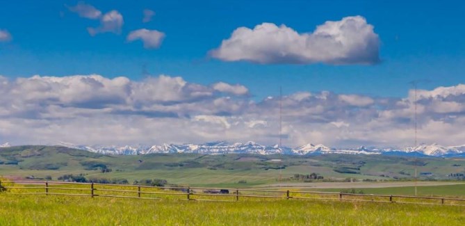 the mountains from foothills county