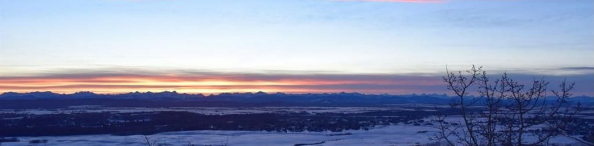 the mountains from the south east calgary